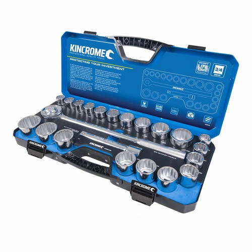 Kincrome K28046 - Socket Set 3/4" Drive 22 Piece Metric/AF